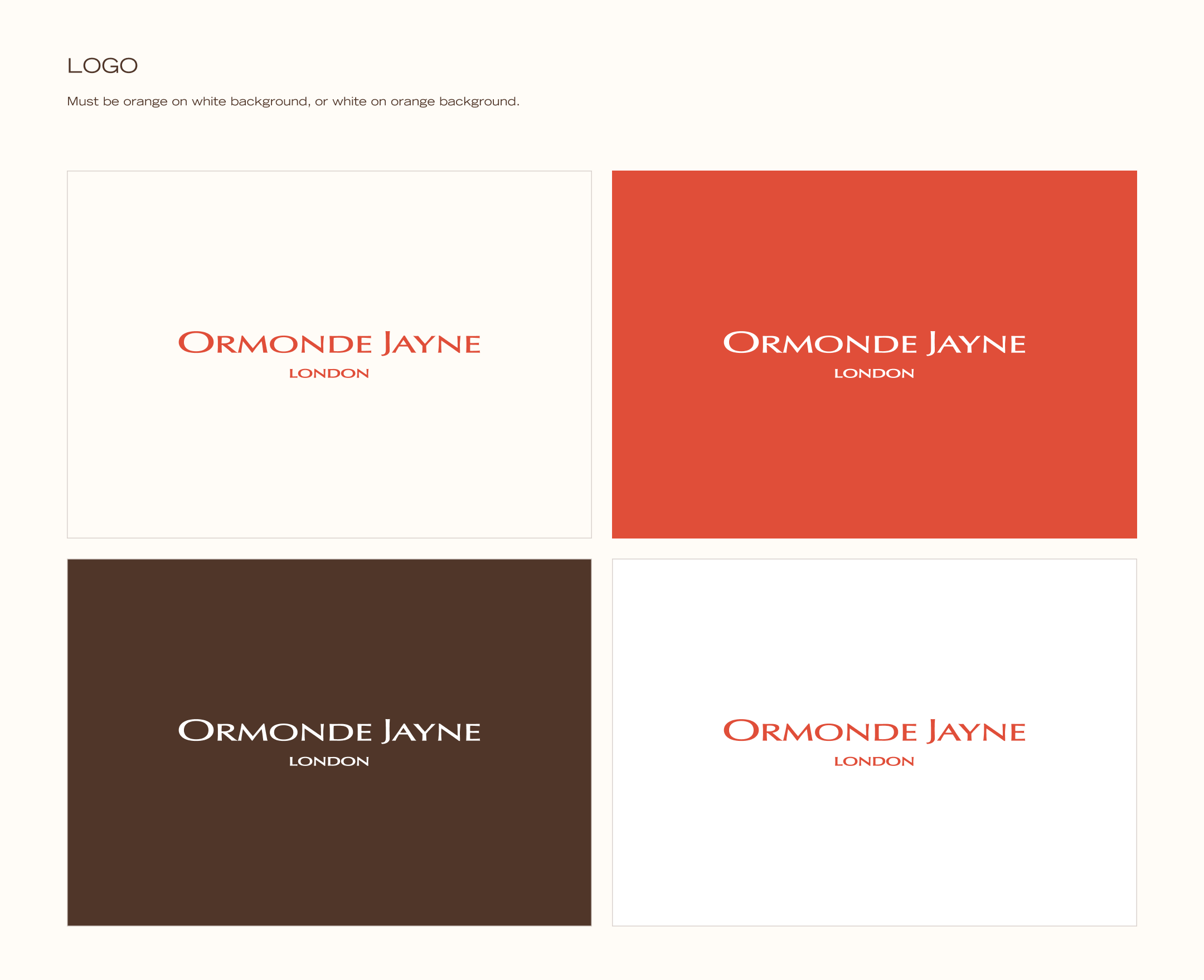 Ormonde Jayne Website Figma Artboard